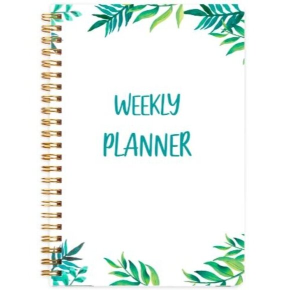 Weekly Planner Spiral 52 Weeks Leaf Design - Picture 2 of 2